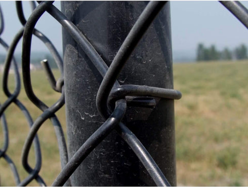 Jake Sales 6-1/2" Wire Ties aka, Chain Link Fence Hook Ties, Tie Wires (BLACK in color) (30 PACK)...