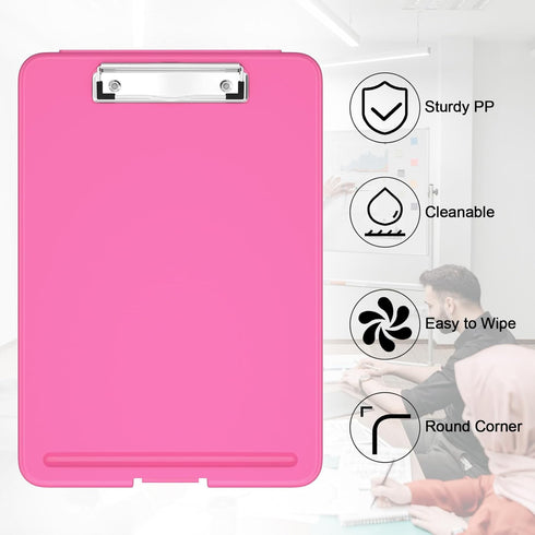 Hongri Clipboard with Storage, Open Nursing Clipboards Foldable Storage, Heavy Duty Nursing Clipboards Foldable, Office Supplies, School Supplies,...