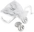 DANFORTH – Vilmain Pocket Angel Tokens/Coins, Pewter, Made in the USA, Gift Bag (Pack of 10)...