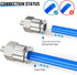 TAILONZ PNEUMATIC 304 Stainless Steel Male Straight 6MM Tube OD x M6 Thread Push to Connect Fittings PC6-M6 (Pack of 5)...