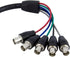1 Ft Coax Hd15 Vga To 5 Bnc Rgbhv Monitor Cable - 1 X Hd-15 Male Vga - 5 X Bnc Female Video - 1ft - Black - Vgabncmf1...