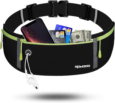 Fanny Packs for Women Men, Running Belt Waist Bag, Waterproof Running Phone Holder Slim Plus Size Adjustable Money Belt Running Pouch for iPhone 1...