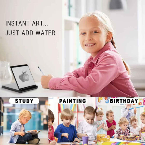 Water Artist Board Paint with Zen Relaxation Meditation Art Painting Board Drawing Brush Gifts for Artist...