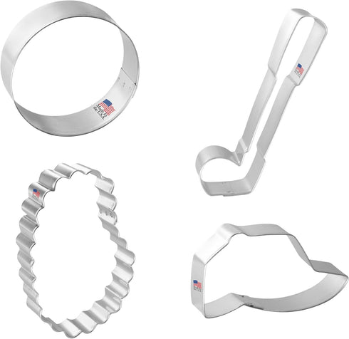 Foose Cookie Cutters Golf 4 Pc Set, Made in USA...