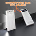 Portable Charger with Built in Cables,Mandarooker 10000mAh Power Bank with LED Lamp Fast Charging USB C External Battery Pack Phone Charger with L...