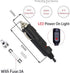 12V 24V DC Car Charger Auto Power Supply 20AWG Cable3M,DC 5.5mm x 2.1mm to Car Cigarette Lighter Male Plug Car Cigarette Lighter Cable for Car Ref...