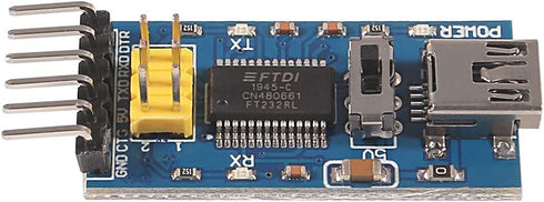 2PCS FT232RL FTDI Mini USB to TTL Serial Converter Adapter Module (Blue)...