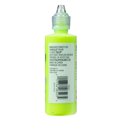 TULIP Puff Paint Slick Lectric Lime 4 Fl Oz (Pack of 1)...