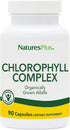 Natures Plus Chlorophyll Complex - 90 Capsules - 600 mg of Organic Alfalfa - Superfood Supplement & Antioxidant - Immune System Support, Boost Ene...