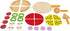 Hape Homemade Wooden Pizza Play Kitchen Food Set and Accessories Multicolor, 3 years and up...