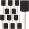 20 Pcs 2 Inch Foam Paint Brushes Wood Handle Sponge Brush Paint Sponges Painting Tools for Acrylic Painting Staining Varnishes...