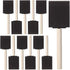 20 Pcs 2 Inch Foam Paint Brushes Wood Handle Sponge Brush Paint Sponges Painting Tools for Acrylic Painting Staining Varnishes...