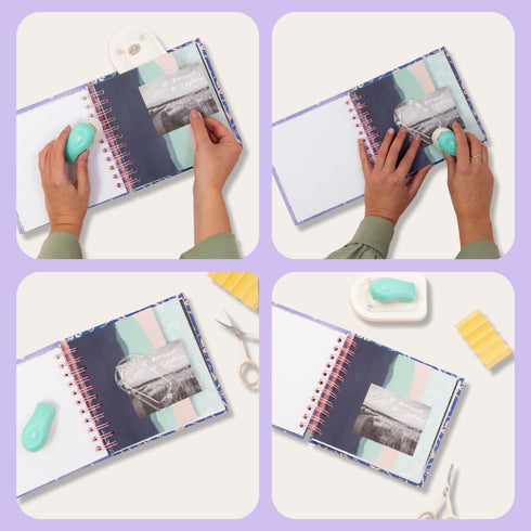 Craftelier - Magnetic Stapler for Paper, Photographs, Scrapbooking and Craft Materials | 1000 Staples Included | Capacity to Staple up to 6-8 Pape...