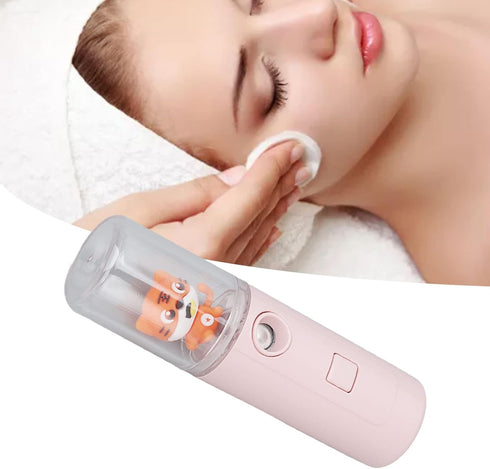Nano Facial Mister, Face Mister 30ml Nano Mist Deep Hydrating Cooling Moisturizing Cute Portable Size Nano Mist Diffuser for Makeup Skin Care Eyel...