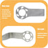 889661M Pneumatic Tool "L" Shaped Rafter Hook For NR83A5, NR83A5(S), NR83AA5, NV83A5, NR90AC5, NT65A5 and NV75A5 Framing Nailers (Aluminum)...