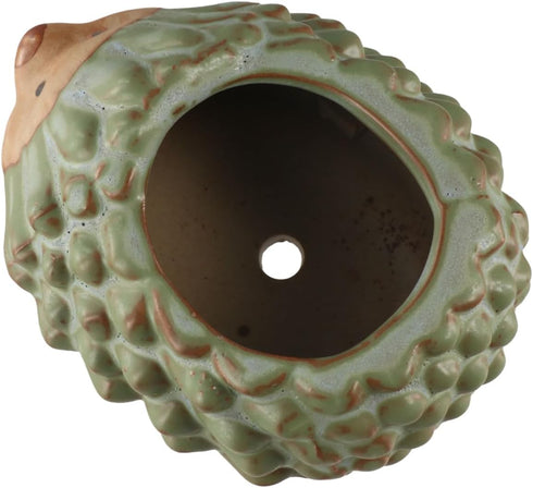 Ceramic Planter Pot Hedgehog Succulent Planter,Ceramic Animal Planter, Succulent Pots Cactus Pot for Office Home Desktop,Flower Pot Gifts for Plan...