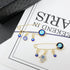 Honbay 2PCS Lucky Charms Evil Eye Brooch Pins Lapel Pins Safety Pins with Rhinestones - 2 Style...