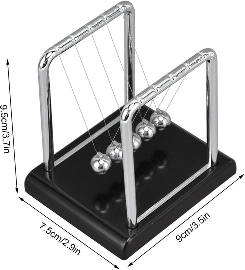 Estink Balance Pendulum Ball, Newtons Balance Balls Physics Science Metal Office Games Desktop Decoration Toy Games Accessories for Stress Relief,...