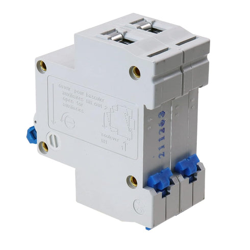 2 Pole 400V Low-Voltage Miniature Circuit Breaker 16A Din Rail Mount DZ47-63 C16...