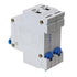 2 Pole 400V Low-Voltage Miniature Circuit Breaker 16A Din Rail Mount DZ47-63 C16...