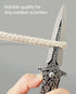 Folding Knife Stainless Steel Blade with 3D Retro Embossed Pattern, Pocket Clip for Men,Sharp Camping Survival Hiking Knives (Sword Type)...
