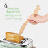 Toaster Tongs - Squirrels Toast Tongs, Wooden Tongs for Toaster, Wooden Toaster Tongs - Multipurpose Mini Tongs for Appetizers, Wood Utensils & Cu...