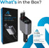 AutoSky 4 in 1 Retractable Car Charger with Fast Car Phone Charger - 100W Car Charger USB C & iPhone Cable, a USB-C, USB-A Ports - Works with Any ...