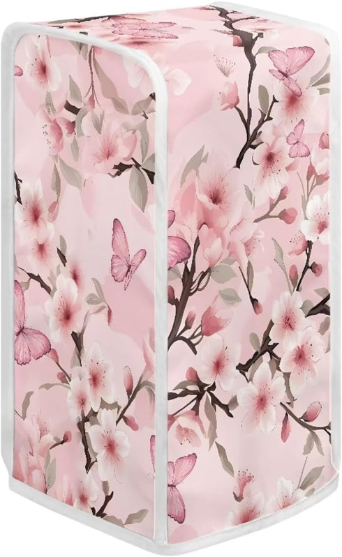 Can Opener Cover Pink Flower Can Opener Dust and Stain Protection Small Applicance Cover for Kitchen Fits Most Electric Automatic Can Openers...