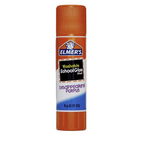 Elmers Washable Disappearing School Glue Sticks, 0.21 Purple Glue Stick (Pack of 12)...