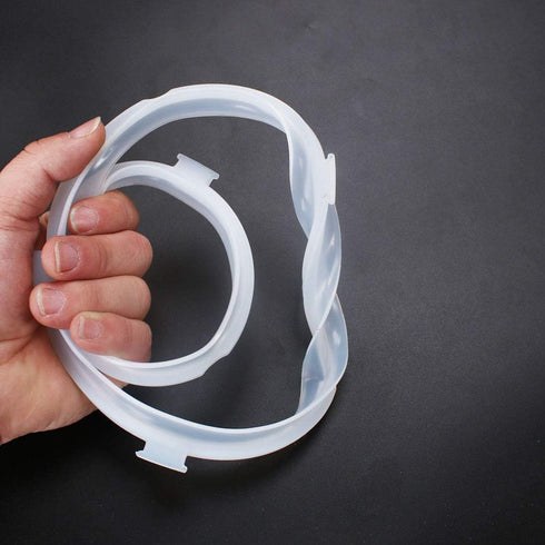 uxcell Silicone Gasket Sealing Ring for Electric Cookers, Sealing Ring Inner Diameter - 8.7 Inch, Fits 5/6 QT Models, Set of 2...