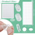 120 Pieces Adhesive Plastic Sticky Clips Clear Clips Reusable Removable Sticky Clips Small Poster Clips Wall Clips Hanging Bulletin Board Clips fo...