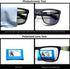 Photochromic Polarized Driving Sunglasses Men Square Matte Frame Eyewear Outdoor Sport Cycling UV Protection Glasses...