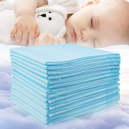 Zdolmy Baby Disposable Changing Pad, 20Pack Soft Waterproof Mat, Portable Diaper Changing Table & Mat, Leak-Proof Breathable Underpads Mattress Pl...