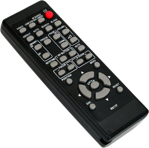 R017F Replacement Remote Control Compatible with Hitachi LED Projector CP-A302WN CP-AW2519N CP-AW312WN CP-D27WN CP-D32WN CP-DW25WN CP-EW250N CP-X3...