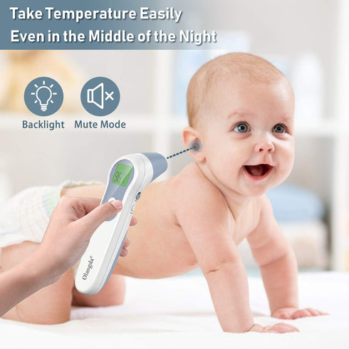 Ear and Forehead Dual Mode Non-Contact Thermometer for Adults Unique Measurement Mode for Kids Medical Grade Infrared Thermometer,Instant Accurate...