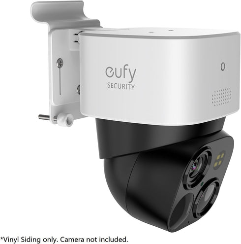 Vinyl Siding Mount for Eufy SoloCam S340(White, No-drill, 1 Pack)...