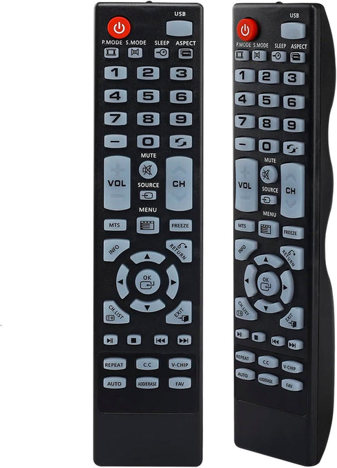 Replacement Remote Control Universal for Element TV ELEFW195 ELDFT406 ELEFW408 ELEFW247 ELEFT326 ELEFT426 ELEFW504 ELEFW505 ELEFW328 ELEFW3916...