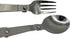 Maydahui 2PCS Folding Spoon and Fork SUS 18/10?304?Stainless Steel Spork Portable Camping Cutlery Multi-Functional Foldable Fruit Forks for Outdoo...
