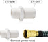 Rain Barrel Spigot Kit, PVC Water Barrel Diverter Kit with Bulkhead Fitting Hose Faucet Adapter and Thread Seal Tape For Water Tanks, Aquariums, T...