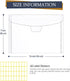 30 Pieces Clear Stamp and Die Storage Bag, KELIFANG Scrapbooking Storage Die Cuts Pockets for DIY Card Making, Resealable Plastic Envelopes for Cu...