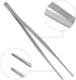 Adecco LLC Stainless Steel Tongs tweezer with precision serrated tips for surgical & sea food (10")...