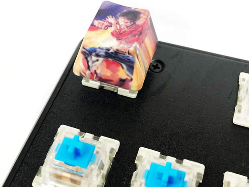 Monkey D Luffy PBT Mechanical Keyboard Keycap Personality Keycap(Cherry switches)...