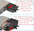 2PCS Male VGA Solderless Quick Connector 16mm Thinner 3+9 DB15 3Row Serial Plug to 15-pin Port Terminal Male Adapter Breakout Board Compatible wit...