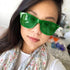 GloFX Green Color Therapy Mood Glasses Migraine Glasses Light Therapy Glasses Chromotherapy Green Colored Migraine Relief Lenses...