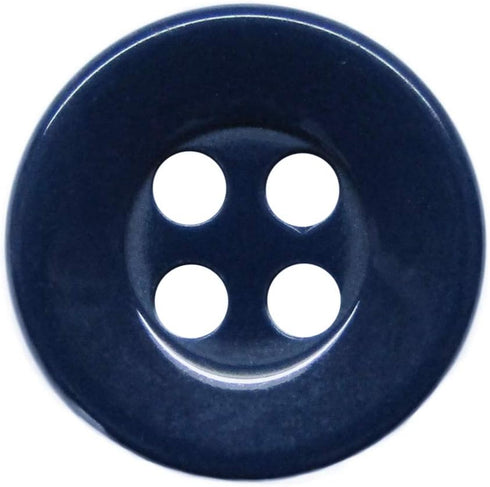 Workshop Uniform Shirt Buttons includes 22 Buttons Measuring 13mm (1/2 Inch) for Uniform Shirts, Blue Navy, 22-Buttons...