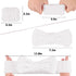 Spa Headband and Wristband Set 3PCS Skincare Headbands Wrist Bands Face White Wash Headband Soft Makeup Elastic Facial Makeup Headbands Cute Bow H...