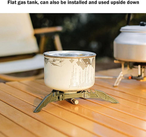 Fuel Can Stabilizer for Camping Stoves, Stand Canister Tripod Foldable Cartridge Canister Tripod Bracket Mini Foldable Outdoor Camping Hiking Cook...