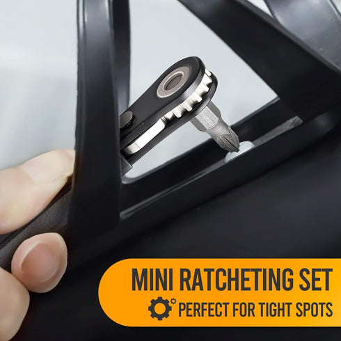 EDC Gear Tools for Men Women Who Have Everything Right Angle Screwdriver Mini Degree Screwdriver Set as Sewing Machine Attachments Offset Screwdri...