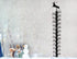 24 Inch Iron Art Snow Gauge Outdoor, Elk Snow Measuring Stick, Snowfall Gauge for Yard, Winter Snow Measurer Snow Ruler inches, Christmas Decorati...