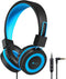 iClever HS14 Kids Headphones with Microphone, 85/94dB Volume Limited, Foldable Wired Kids Headset for Boys/Girls/Tablet/Travel/School......